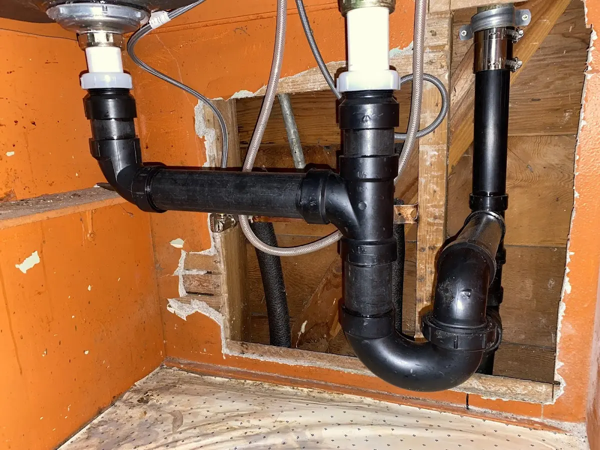Professional Shower Installation equipment and tools on the job in Mammoth Lakes